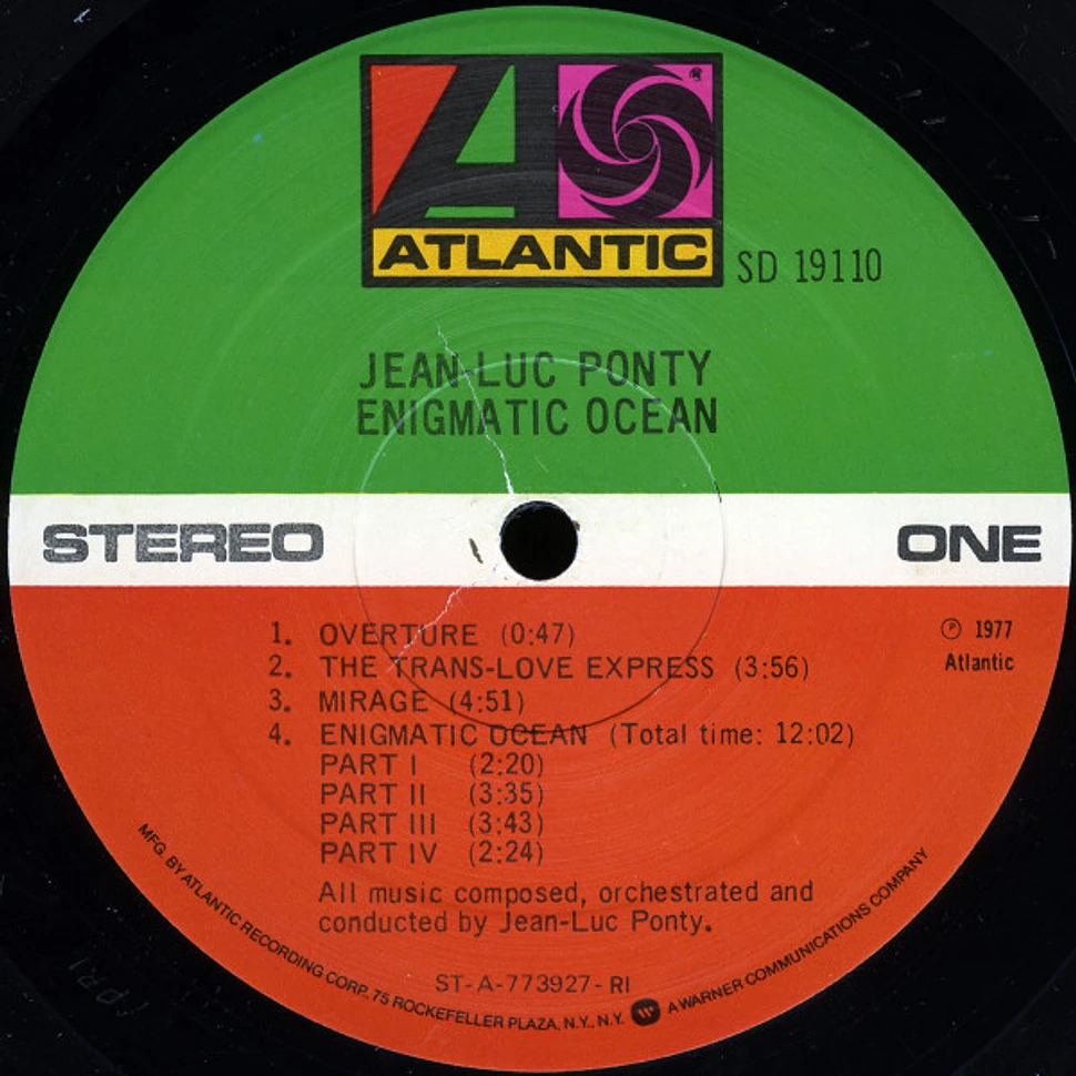 Jean-Luc Ponty - Enigmatic Ocean