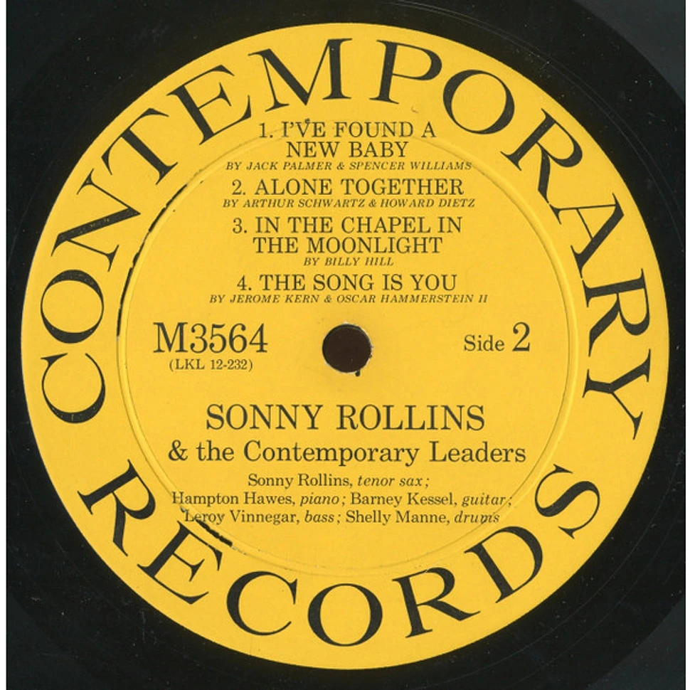 Sonny Rollins - Sonny Rollins And The Contemporary Leaders