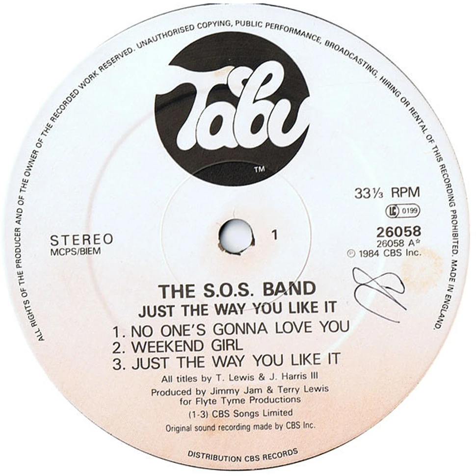 The S.O.S. Band - Just The Way You Like It