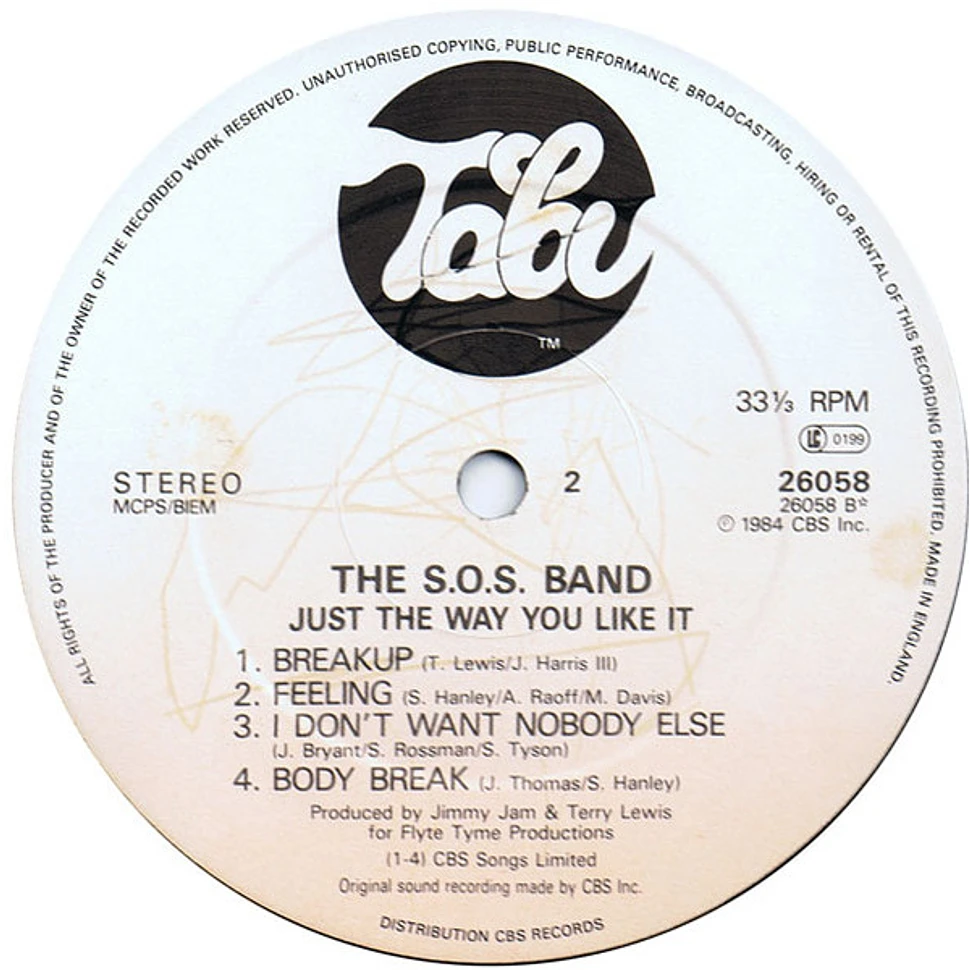 The S.O.S. Band - Just The Way You Like It