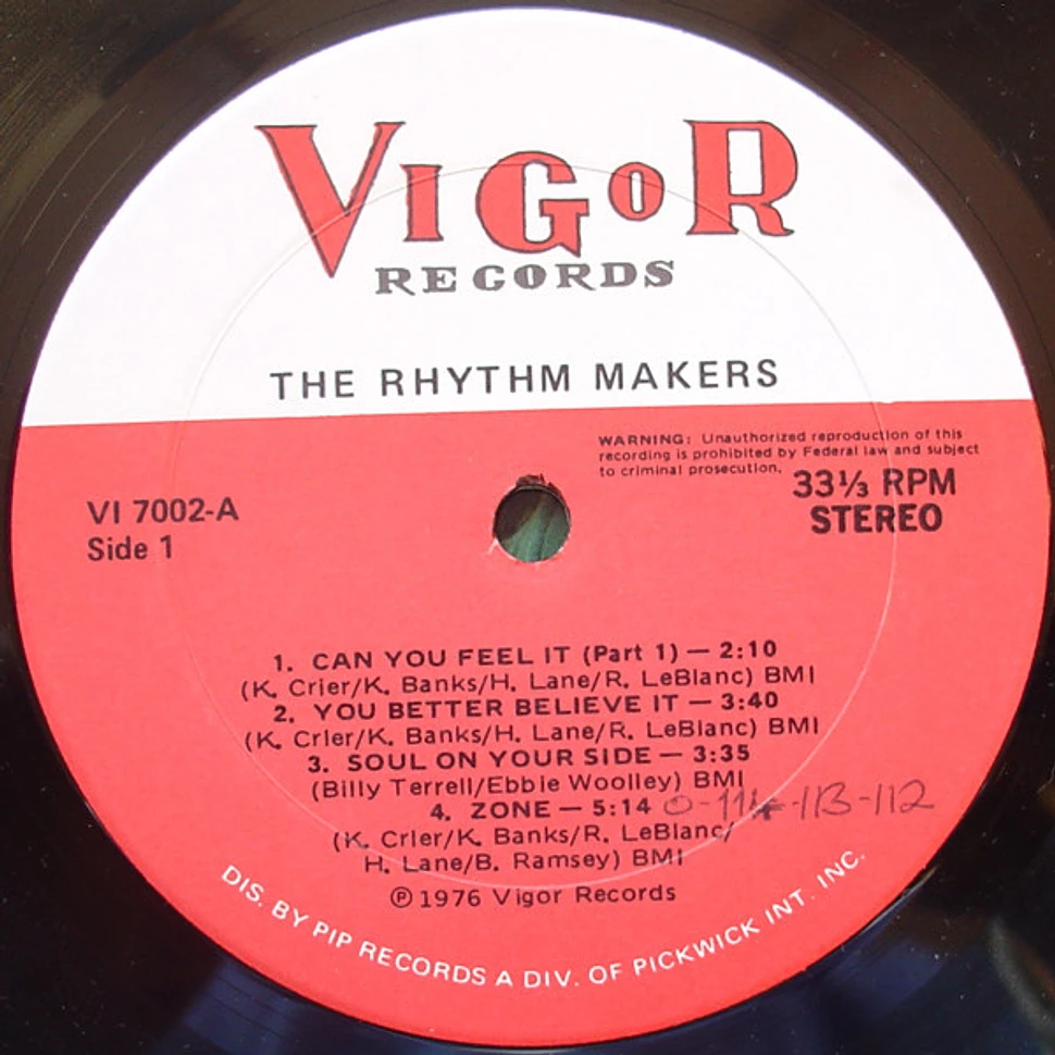 The Rhythm Makers - Soul On Your Side