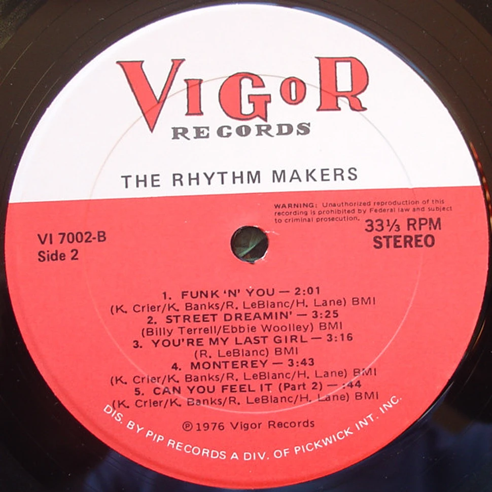 The Rhythm Makers - Soul On Your Side