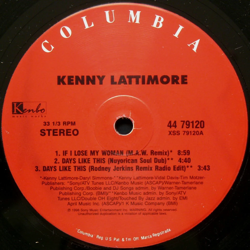 Kenny Lattimore - If I Lose My Woman