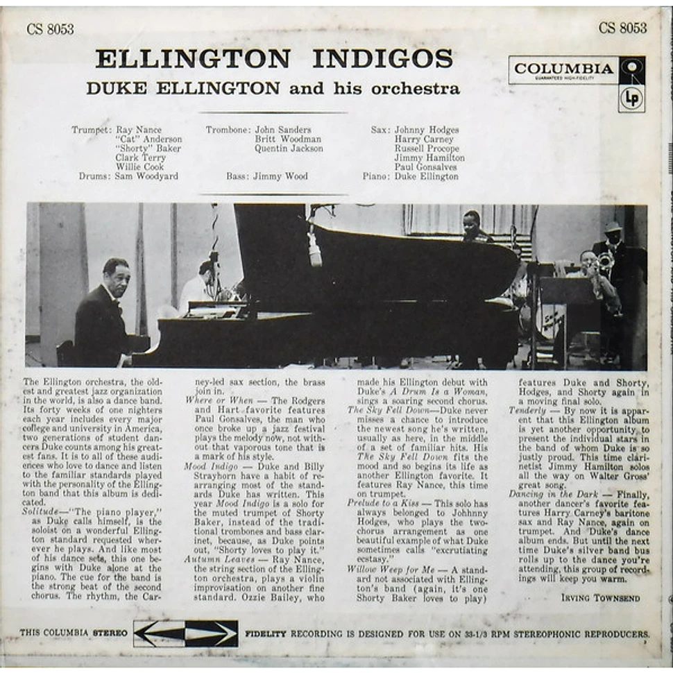 Duke Ellington And His Orchestra - Ellington Indigos