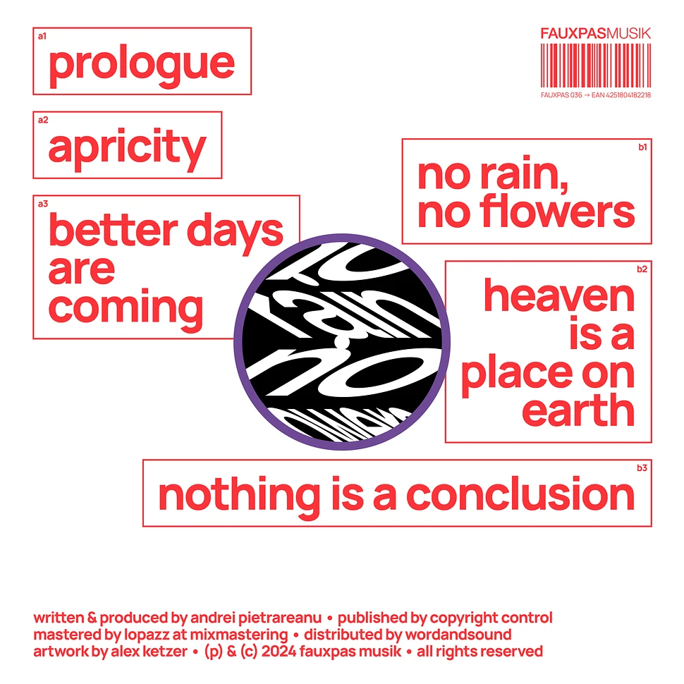 St. Andrew - No Rain, No Flowers EP