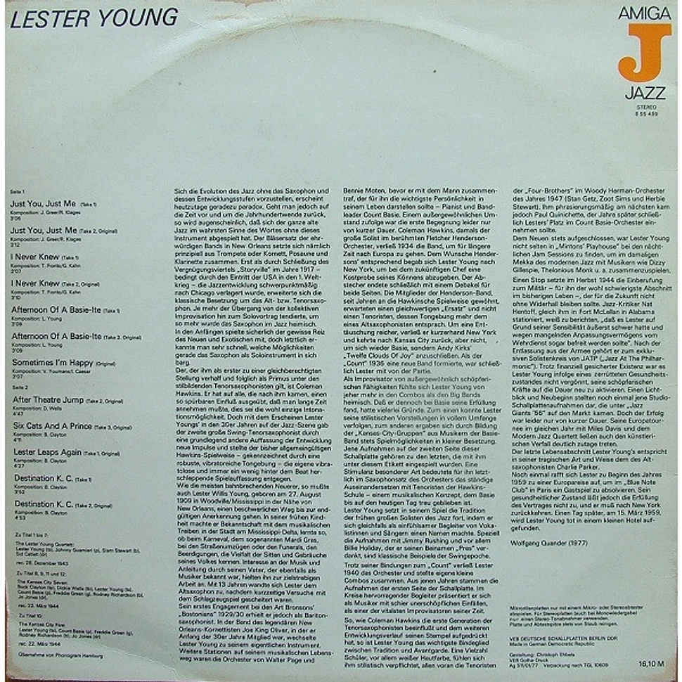 Lester Young - Lester Young