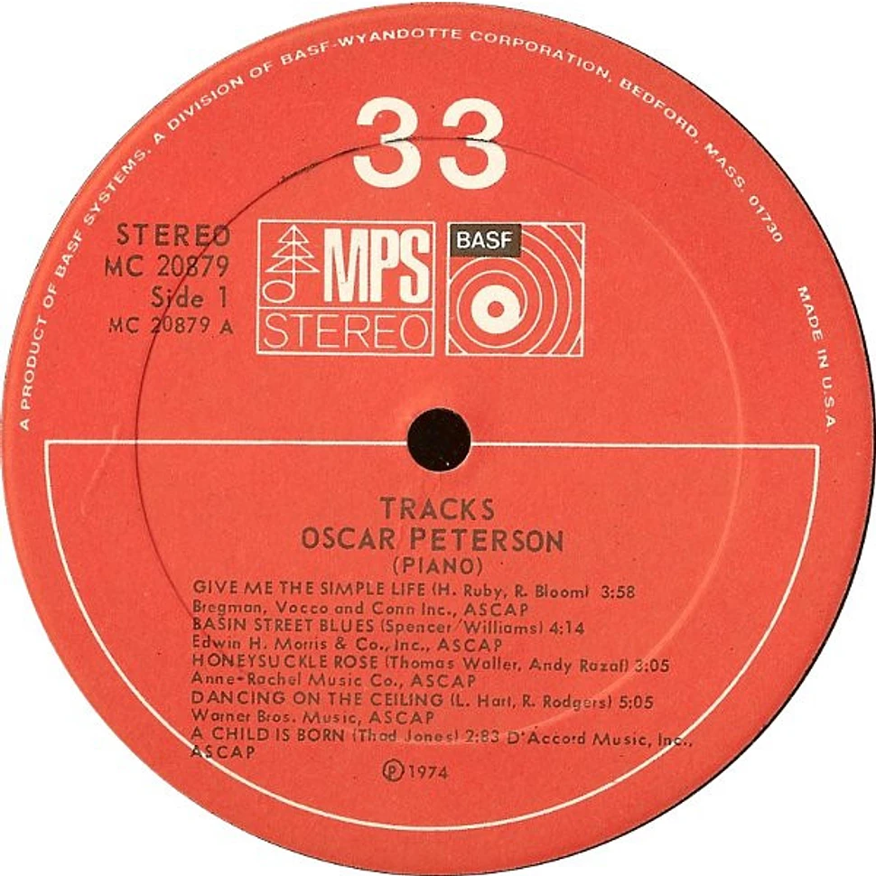 Oscar Peterson - Tracks