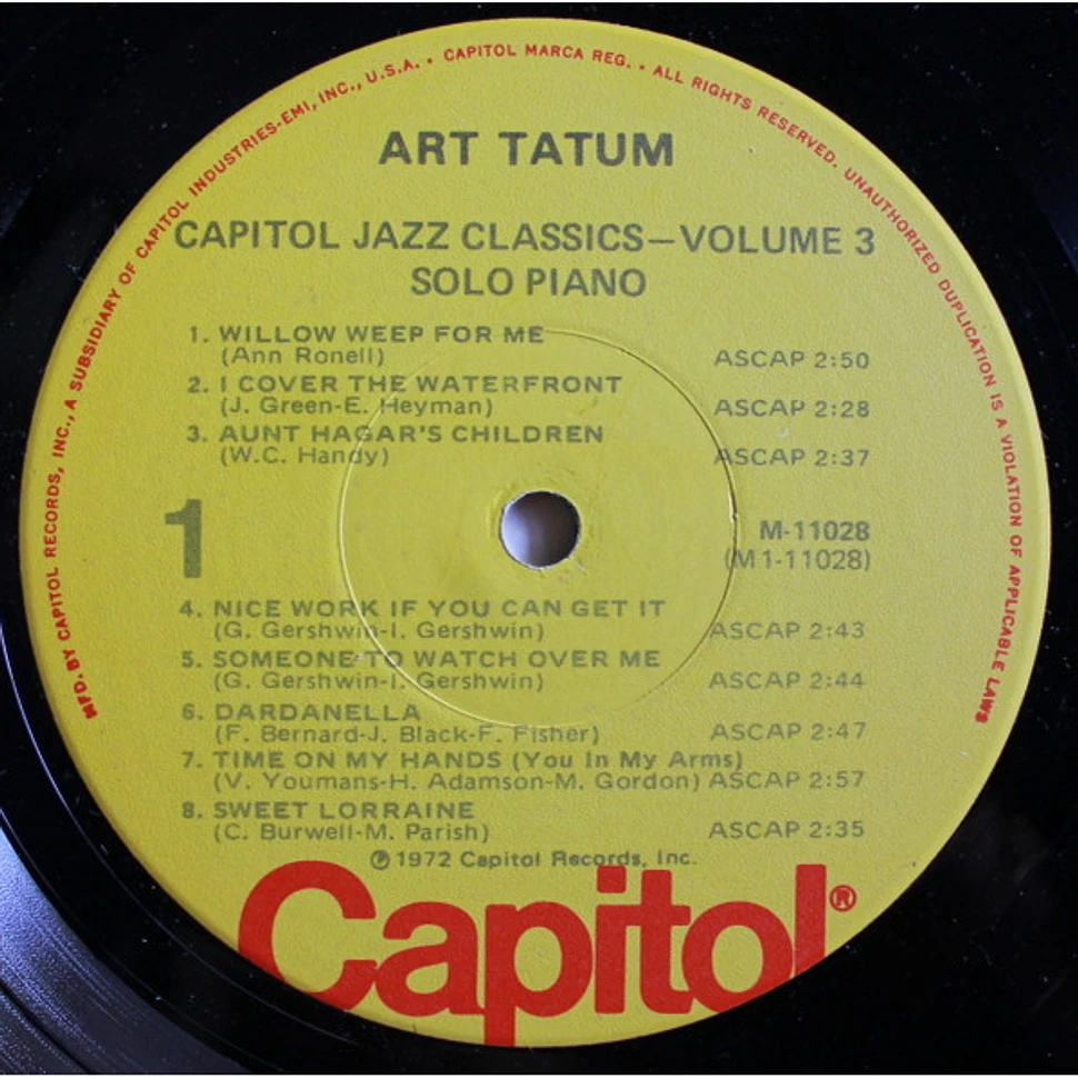 Art Tatum - Solo Piano