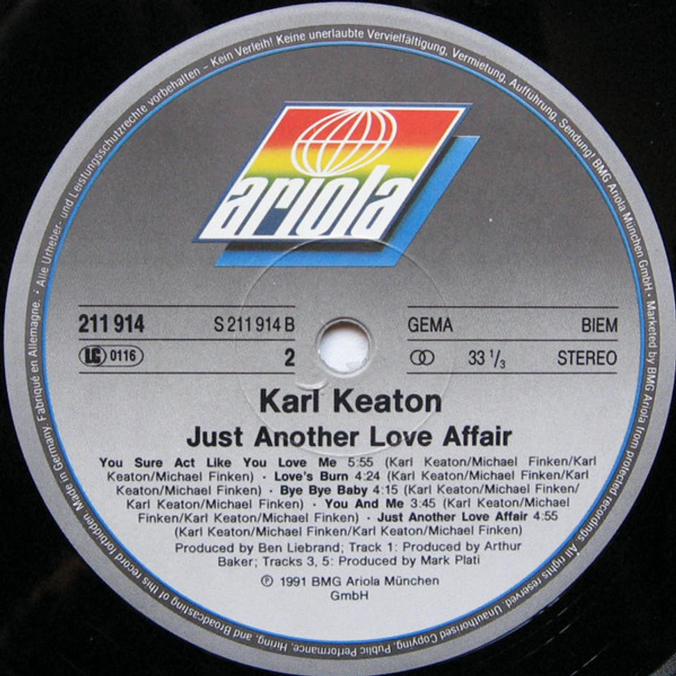 Karl Keaton - Just Another Love Affair