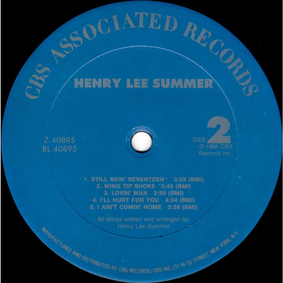 Henry Lee Summer - Henry Lee Summer