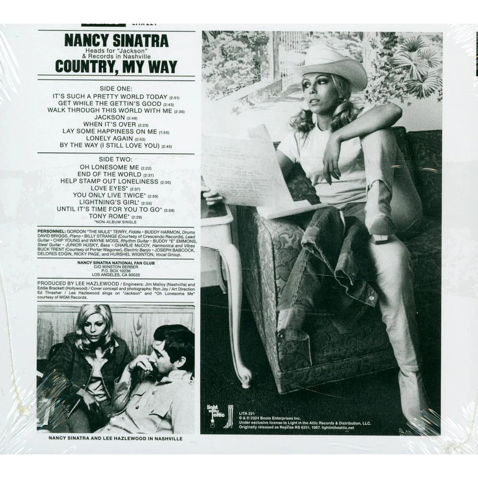 Nancy Sinatra - Country, My Way Black Friday Record Store Day 2024 Edition