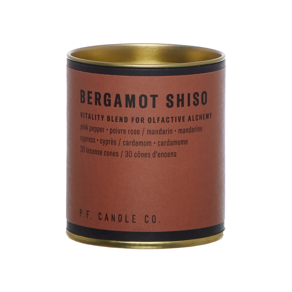 P.F. Candle Co. - No. 1 Bergamot Shiso Incense Cones