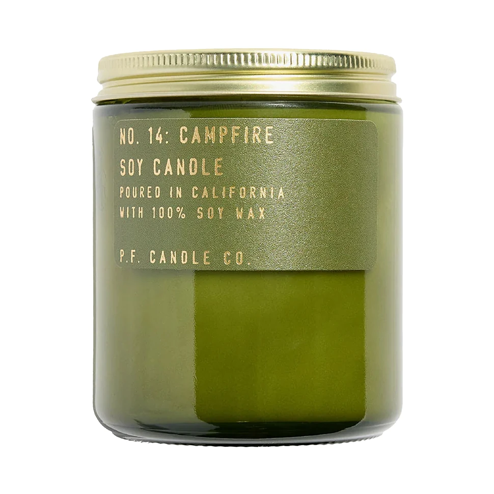 P.F. Candle Co. - Campfire (Green Vault) 7.2 oz Soy Candle