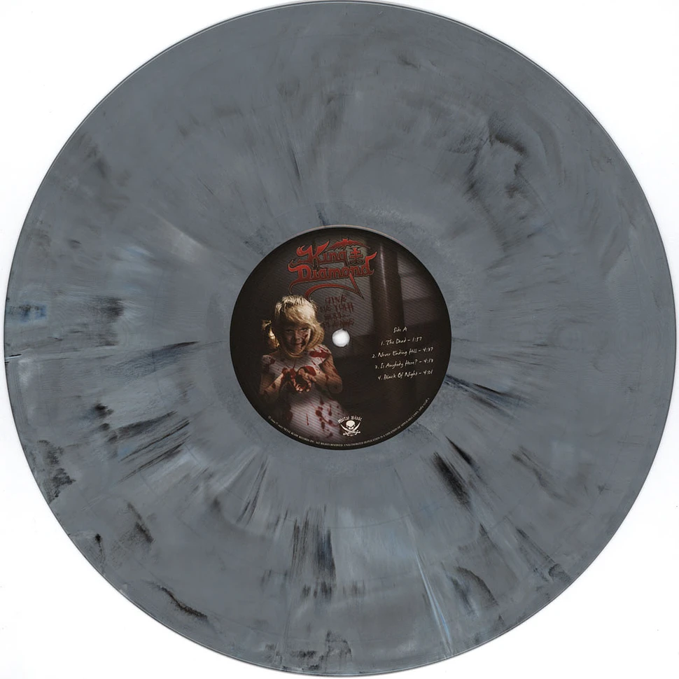 King Diamond - Give Me Your Soul...Please Ri Steel-Blue-Grey Vinyl Edition