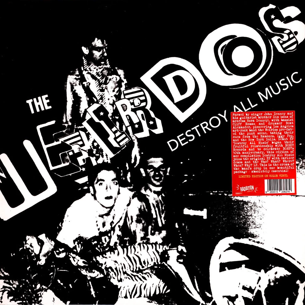 The Weirdos - Destroy All Music White Vinyl Edition