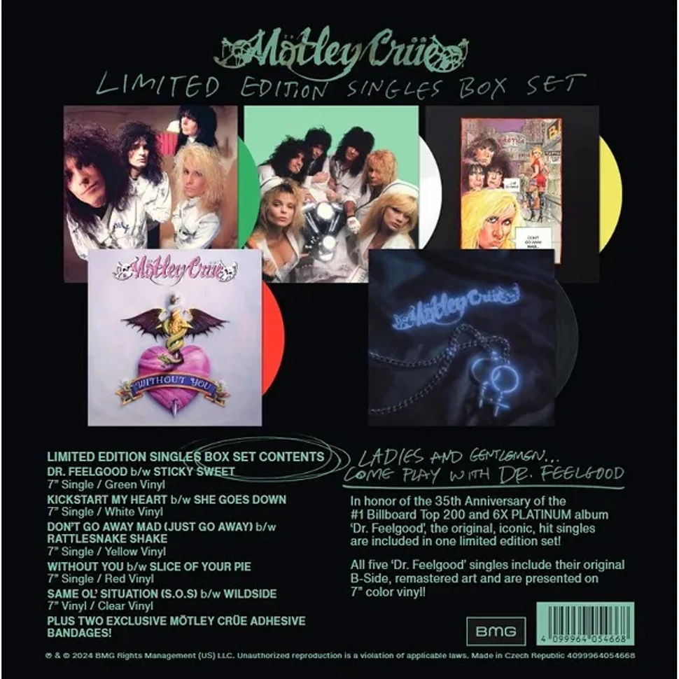 Mötley Crüe - Dr Feelgood (35th Anniversary 7" Single Boxset) Black Friday Record Store Day 2024 Edition