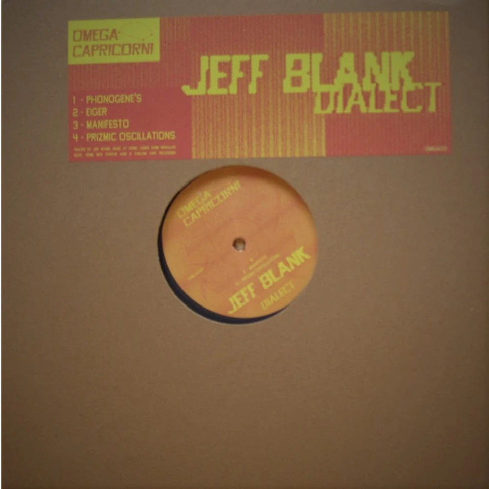 Jeff Blank - Dialect