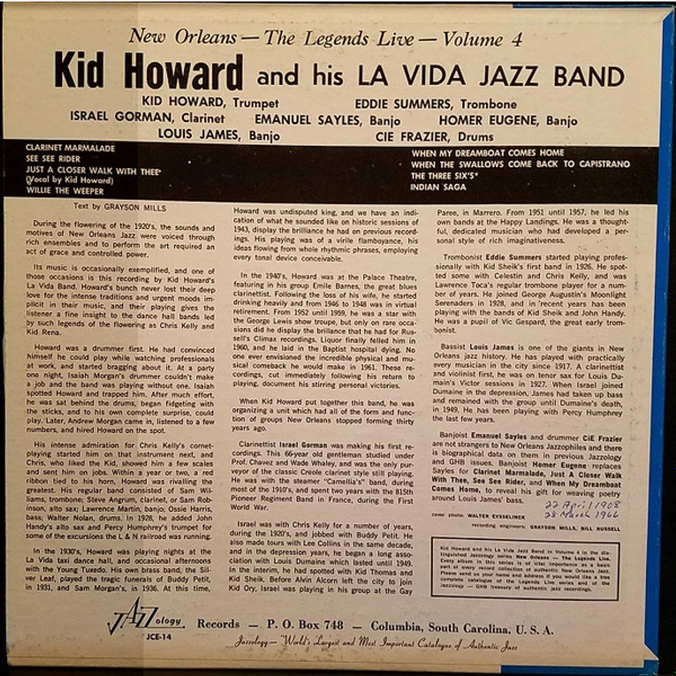 Kid Howard's La Vida Band - Afraid To Stay Here, Afraid To Leave This Town