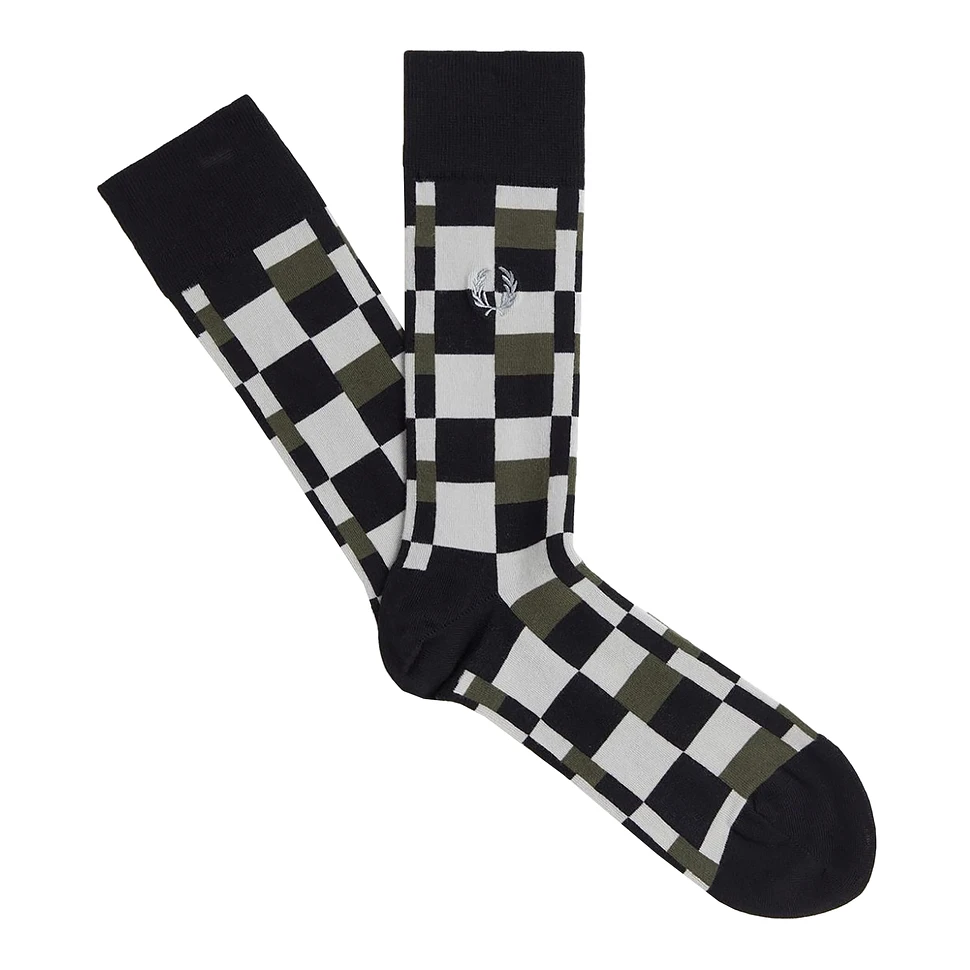 Fred Perry - Glitch Print Brushed Sock