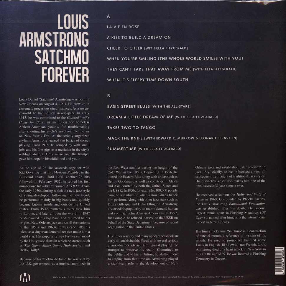 Louis Armstrong - Satchmo Forever Purple Marbled Vinyl Edition