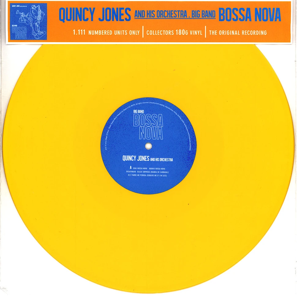 Quincy Jones - Bossa Nova Yellow Colored Vinyl Edition