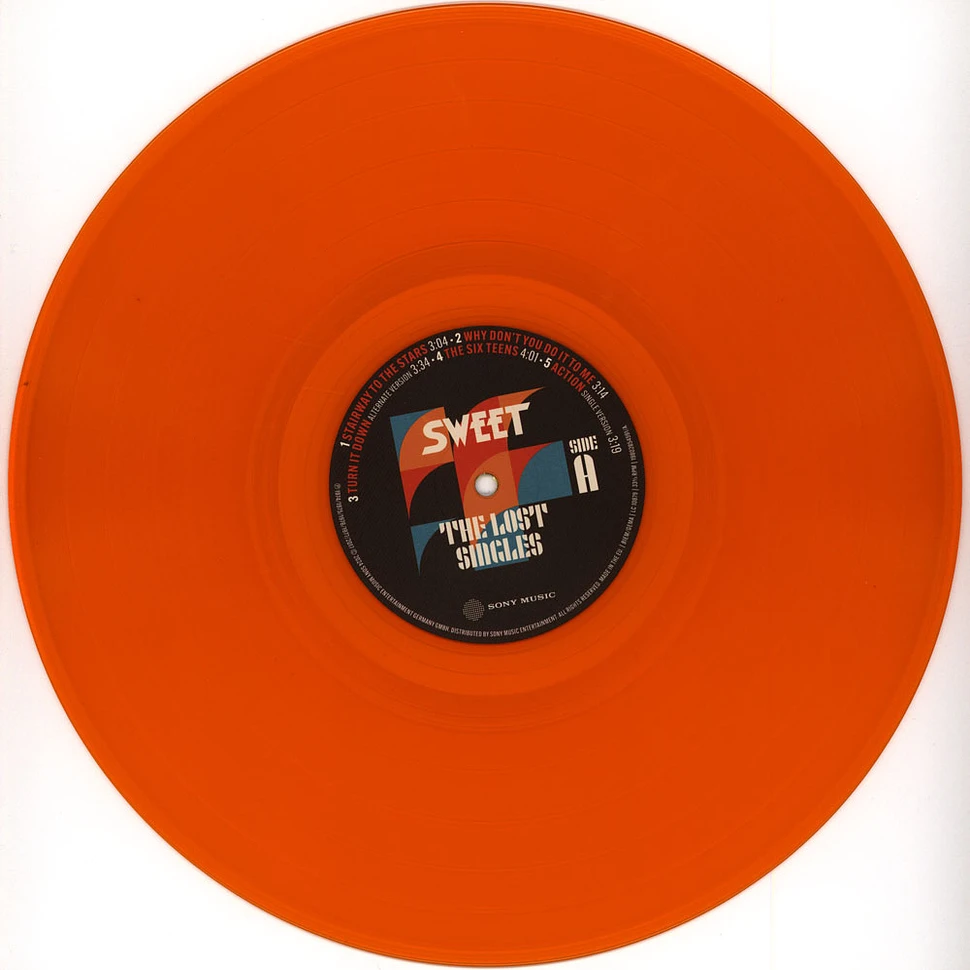 The Sweet - The Lost Singles 2.0 Black Friday Record Store Day 2024 Orange Vinyl Edition