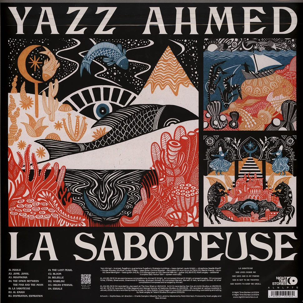 Yazz Ahmed - La Saboteuse Black Virgin Vinyl Vinyl Edition