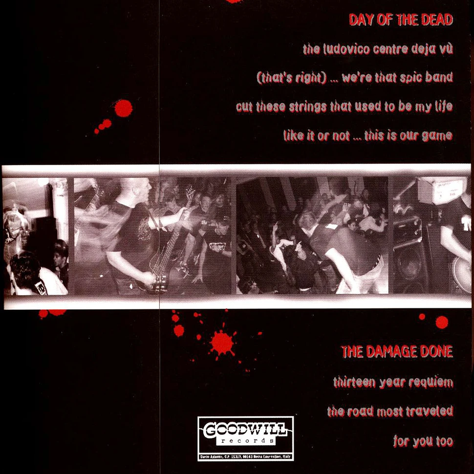 Day Of The Dead / Damage Done - Split