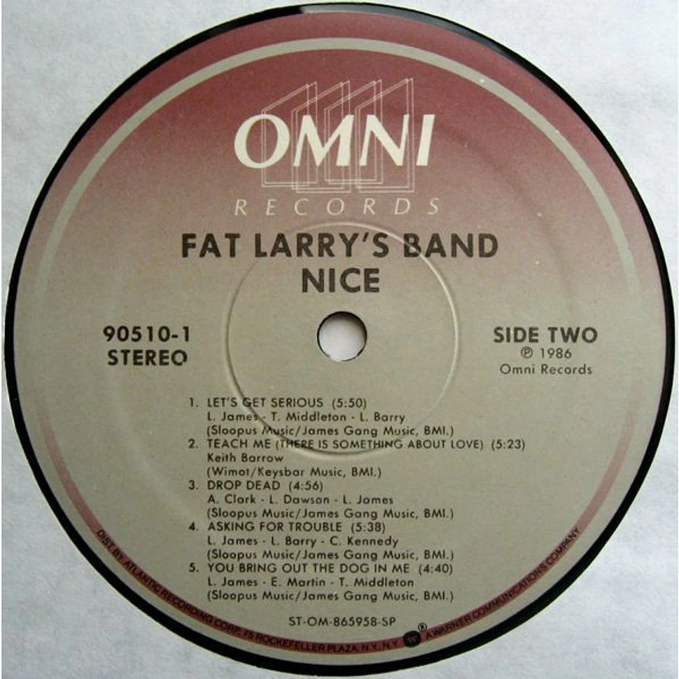 Fat Larry's Band - Nice