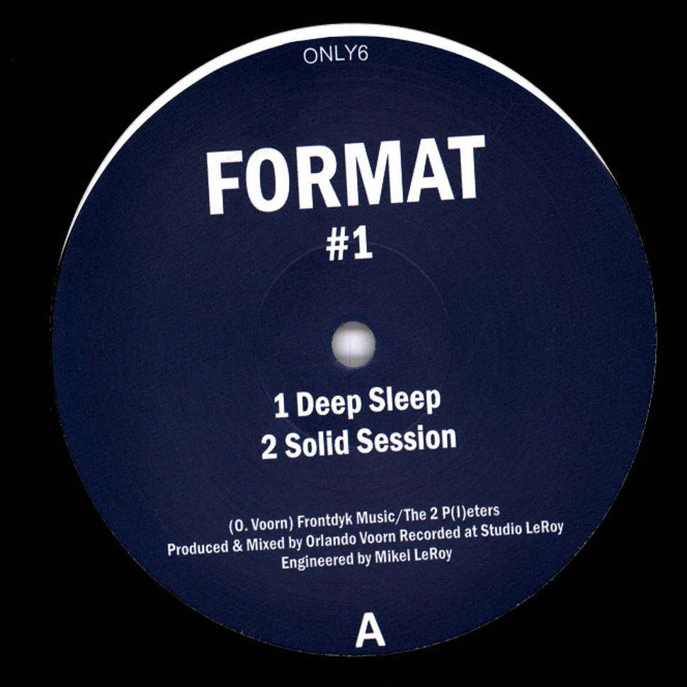 Format (Orlando Voorn) - #1 Blue Vinyl Edtion