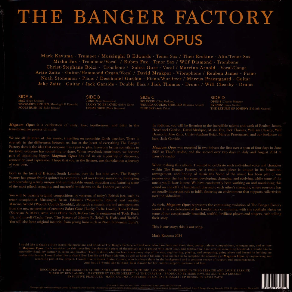 Mark Kavuma & The Banger Factory - Magnum Opus