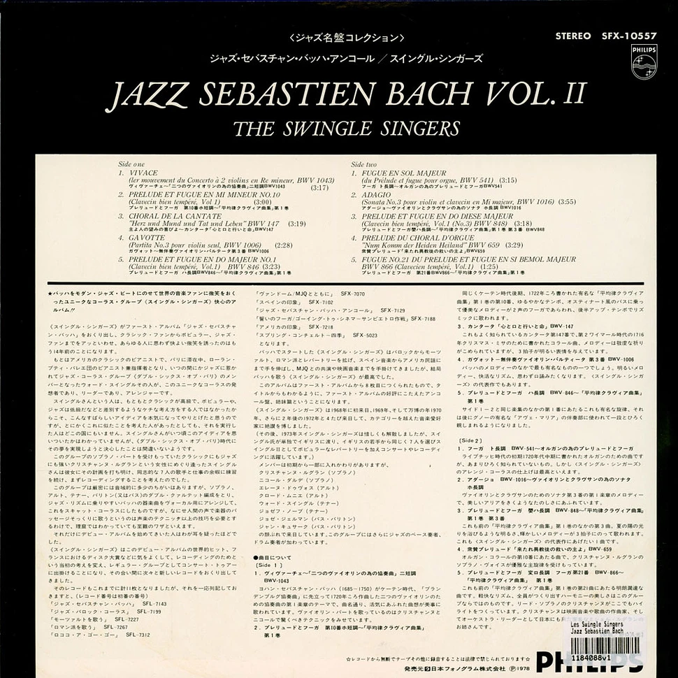 Les Swingle Singers - Jazz Sebastien Bach Vol. II