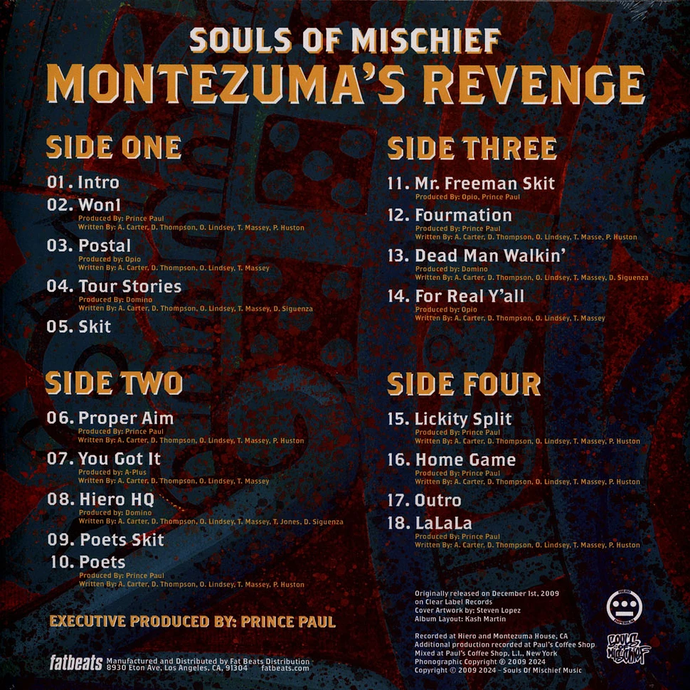 Souls Of Mischief - Montezuma's Revenge Black Vinyl Edition