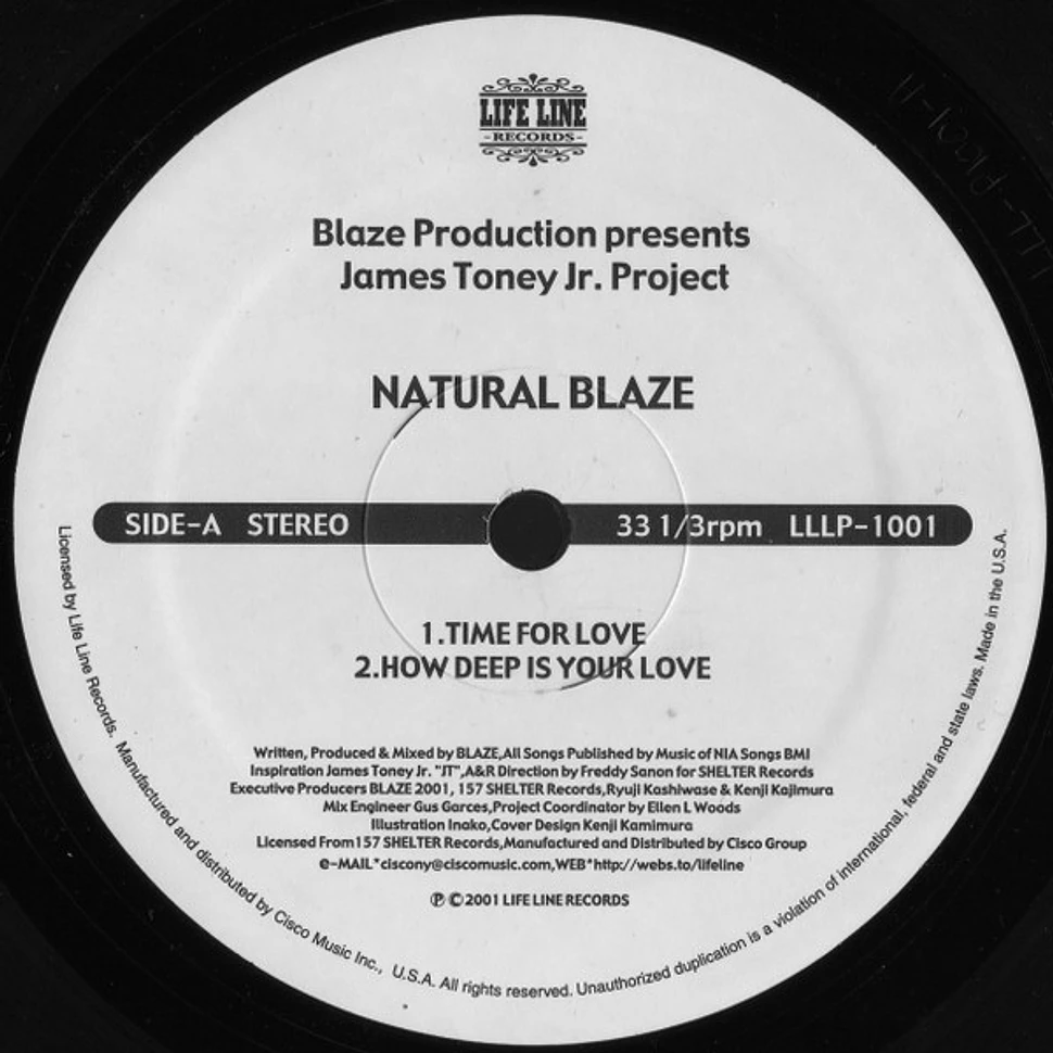 Blaze Presents James Toney Jr. Project - Natural Blaze