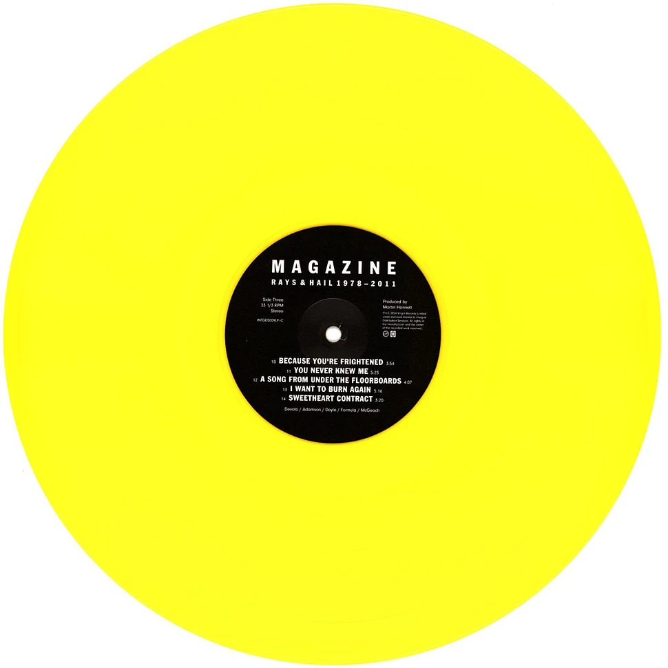 Magazine - Rays & Hail 1978-1981 Burn Again Yellow Vinyl Edition