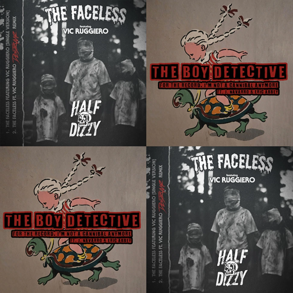 Half Dizzy / The Boy Detective - The Faceless For The Record I'm Not A Cannibal Anymore