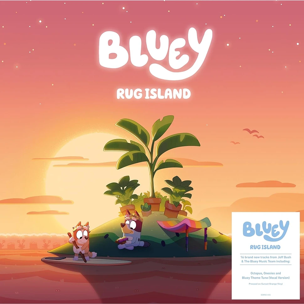 Bluey - Rug Island Orange Vinyl Edition