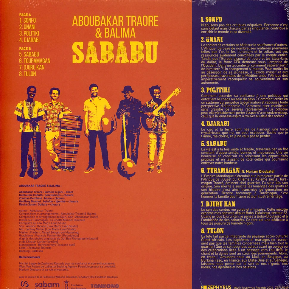 Aboubakar Traoré & Balima - Sababu