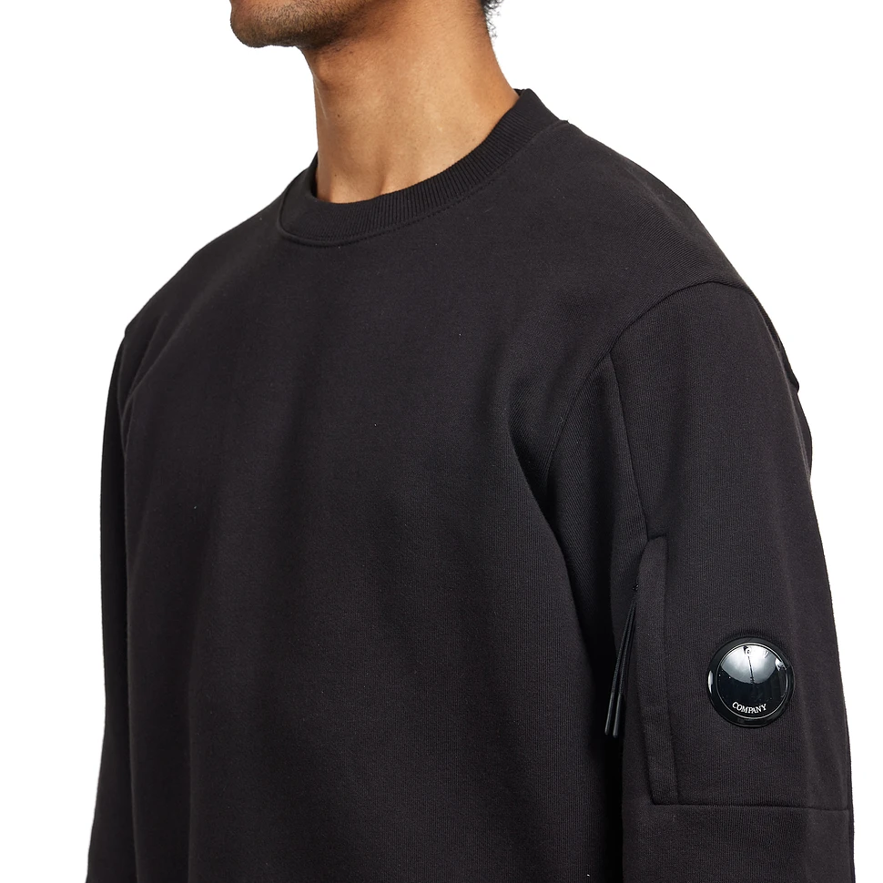 C.P. Company - Diagonal Raised Fleece Crew Neck Lens Sweatshirt