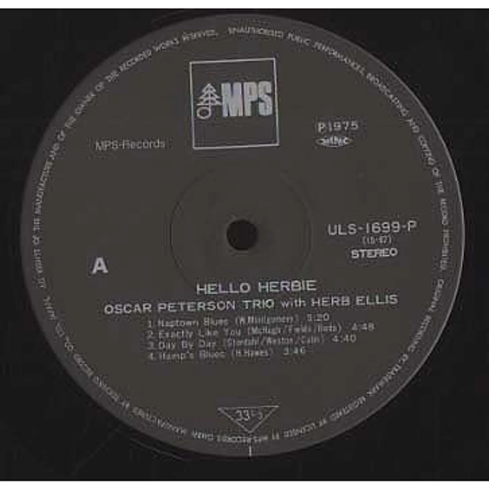 The Oscar Peterson Trio With Herb Ellis - Hello Herbie