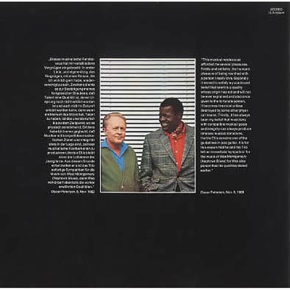 The Oscar Peterson Trio With Herb Ellis - Hello Herbie