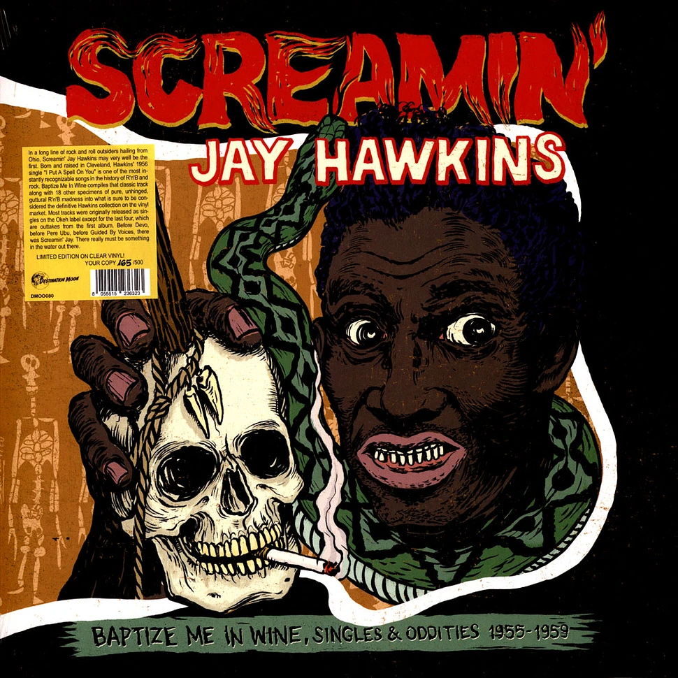 Screamin' Jay Hawkins - Baptize Me In Wine, Singles & Oddities 1955-1959 Clear Vinyl Edtion