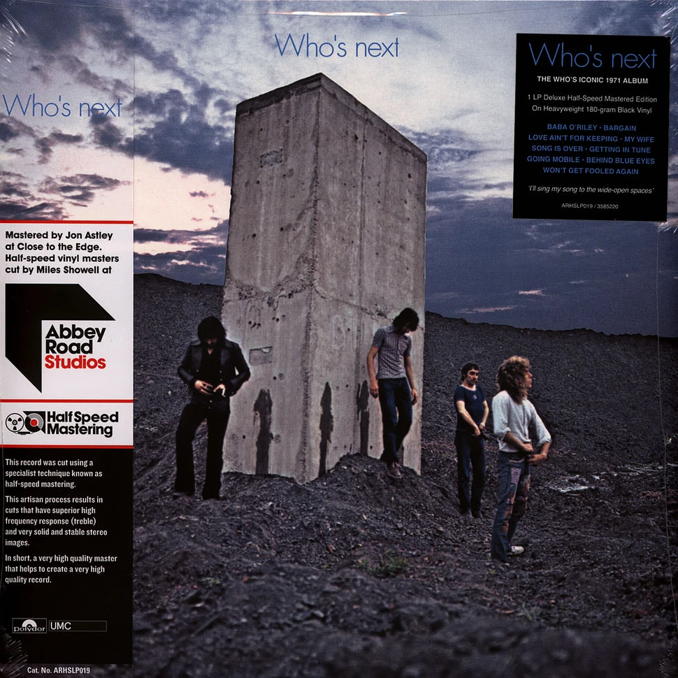 The Who - Who's Next : Life House Half-Speed Mastered Black Vinyl Edition