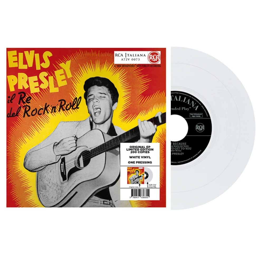 Elvis Presley - Il Re Del Rock 'N' Roll Yellow Vinyl Edition