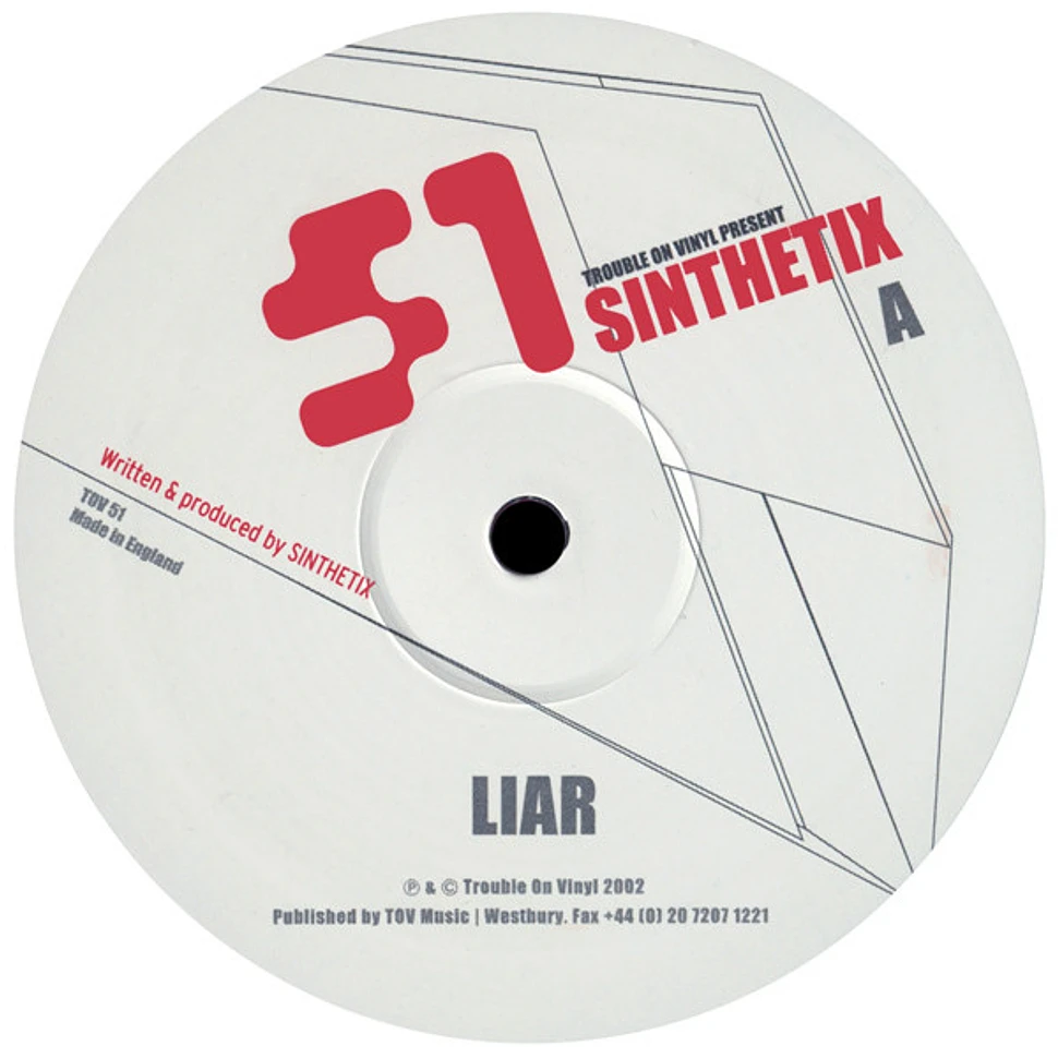 Sinthetix - Liar / Lockdown