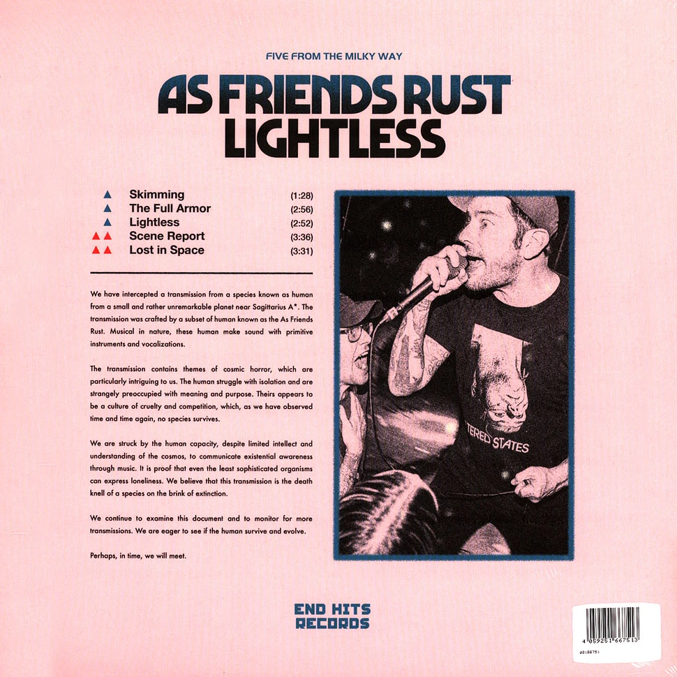 As Friends Rust - Lightless Yellow Vinyl Edition