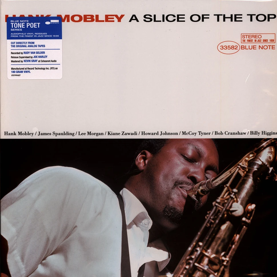 Hank Mobley - A Slice Of The Top Tone Poet Vinyl Edition