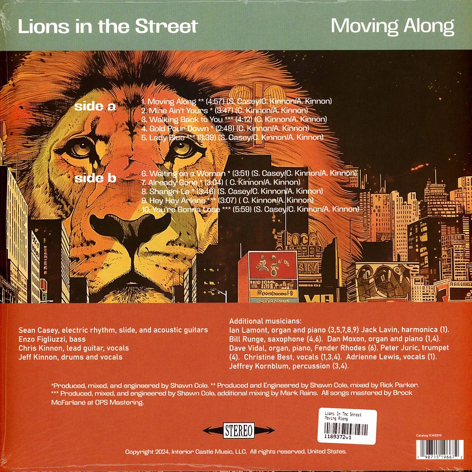 Lions In The Street - Moving Along