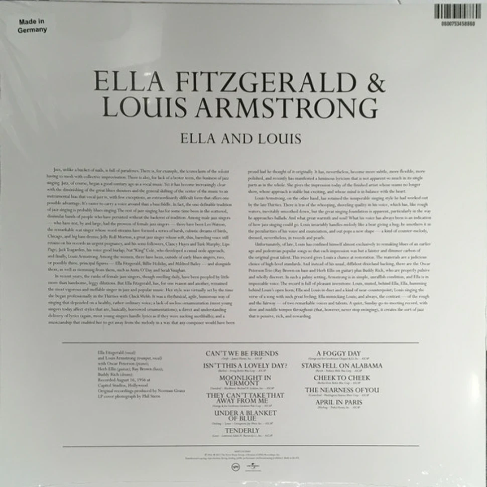 Ella Fitzgerald & Louis Armstrong - Ella And Louis