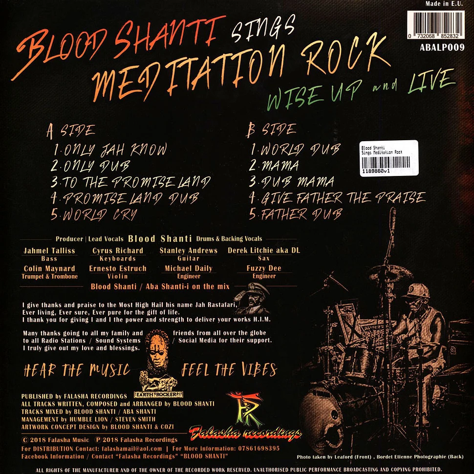 Blood Shanti - Sings Meditation Rock